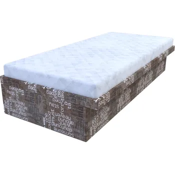 Postel Postel Nikola Words hnědá s úložným prostorem