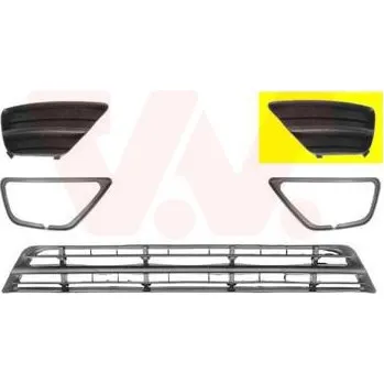 Autodíl Větrací mřížka, nárazník VAN WEZEL 1861591