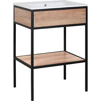 Koupelnový nábytek BPS-koupelny Koupelnová skříňka s keramickým umyvadlem Moderno 60