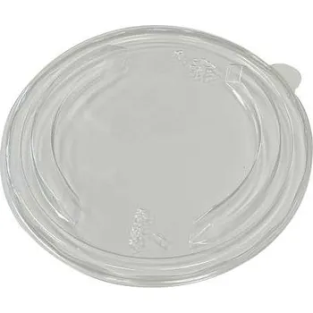 Jednorázové nádobí víčko rPET na misku papírovou kulatou 500, 750, 1000 ml na salát (50 ks/balení)