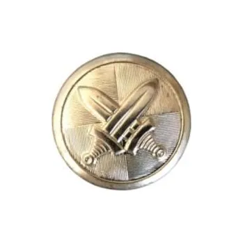 Knoflík ČSLA na nárameníky malý stříbřitý