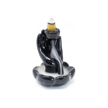 Vonná tyčinka Stojan na vonné kužele Tekoucí dým, Lotosový květ v dlani (AWA centrum)