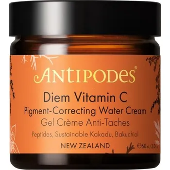 Pleťový krém Antipodes Diem Vitamin C Pigment-Correcting Water Cream pro korekci nejednotého tónu pleti 60 ml