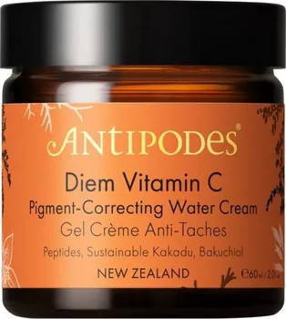 Pleťový krém Antipodes Diem Vitamin C Pigment-Correcting Water Cream pro korekci nejednotého tónu pleti 60 ml