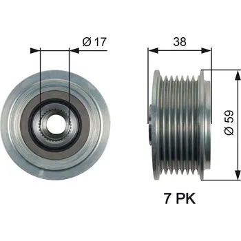 Předstihová spojka GATES OAP7169