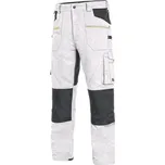 CANIS CXS Kalhoty STRETCH pánské bílá/šedé - 60