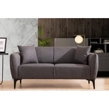 Sedací souprava Designová sedačka Beasley 160 cm tmavě šedá