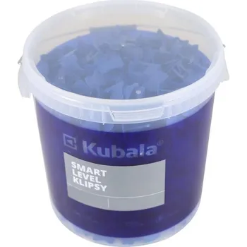 Průmyslová sponka Kubala Smart Level spony 1 mm 800 ks + kbelík 20 l tmavě modré
