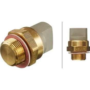 Ventilátor topení a klimatizace Teplotní spínač, větrák chladiče HELLA 6ZT 007 802-021