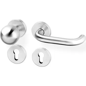 ACT SERVIS ACT - Una R SlideBloc Provedení: PZ RE (klika pravá/koule), Povrch: IN - nerez