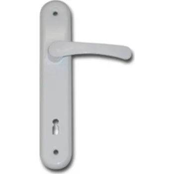 Dveřní kování Klika MICHAELA K90 mm bílá kovová