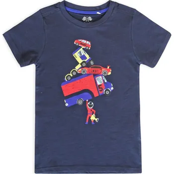 Chlapecké tričko z BIO bavlny LEMON BERET WINNER modré Velikost: 128