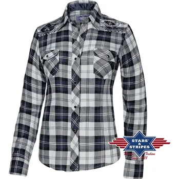 Dámská košile Stars & Stripes Dámská košile "PASADENA BLUE" Velikost: L