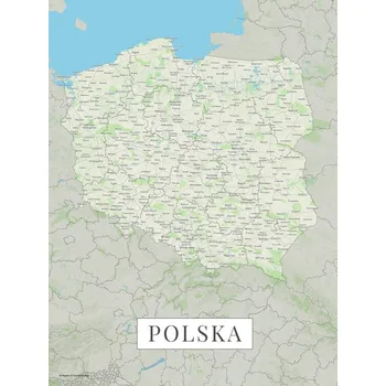 Plakát Plakát, Obraz - Polsko color