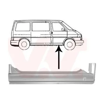 Prah karosérie Nástupní panel VAN WEZEL 5874102