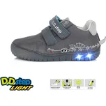 Celoroční obuv DDstep S050-391A M, LN Dark Grey, svítící, blikací chlapecké Velikost: 35