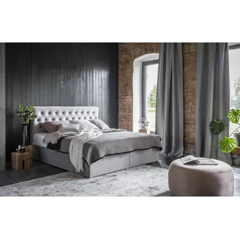 Boxspring postel Loree 140 × 200 cm