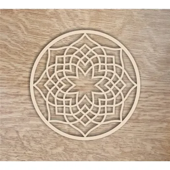 Podtácek Dřevěný podtácek standard - Květ