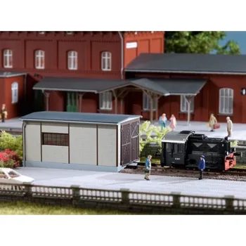 Modelová železnice TT - garáž na drezínu