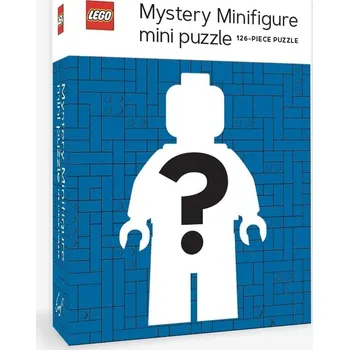 Puzzle CHRONICLE BOOKS Mini Puzzle LEGO® Mystery Minifigurka (Blue Edition) 126 dílků