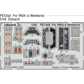 Volný čas Eduard 1/48 Fw 190A-4 Weekend (EDUARD)