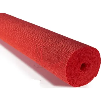 Krepový papír Cartotecnica Rossi Krepový papír role 180g (50 x 250cm) - světle červená 618