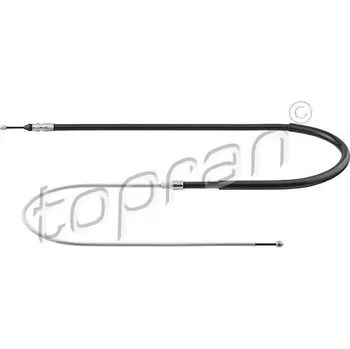 Brzdový systém Tažné lanko, parkovací brzda, , 34406792263, 34406857639, TOPRAN, 502 757