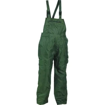 Rybářské oblečení Rybářské zateplené nepromokavé kalhoty zelené XXL