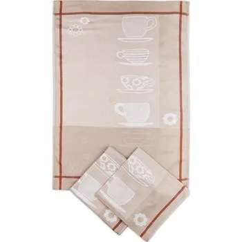 Utěrky bambusové ŠÁLKY HNĚDÉ