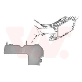 Nárazník Držák, nárazník VAN WEZEL 0326568