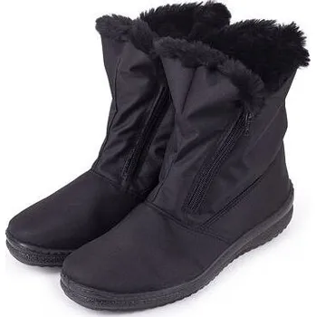 Dámská zimní obuv Vlnka Dámské sněhule na zip černá velikost obuv dospělí 36