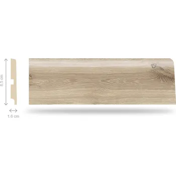 Soklová lišta Swiss Krono P85 - Dub Benátky D6201