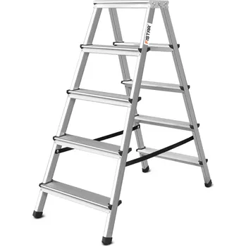 Hliníkové oboustranné štafle, 2x 5 příček