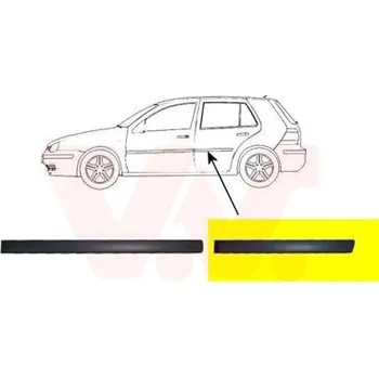 Lišta karosérie Ozdobná / ochranná lišta, dveře VAN WEZEL 5888425