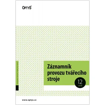 Tiskopis Záznamník provozu tvářecího stroje