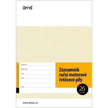 Záznamník ruční motorové pily