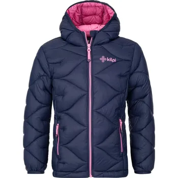 Dívčí bunda Dívčí zimní prošívaná bunda Kilpi REBEKI-JG Tmavě Modrá - vel. 152 r.23