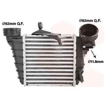 Chladič motoru Chladič turba VAN WEZEL 49004036