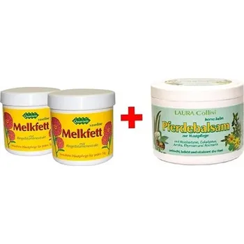 Přípravek na čištění pleti a oči Quartett tělová vazelína + koňský balzám