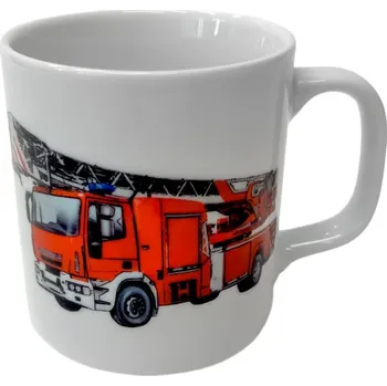 Český porcelán Hrnek dětský 220ml HASIČI, porcelán