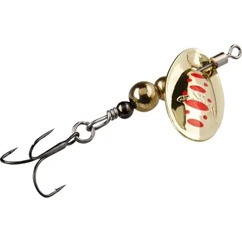 Umělá nástraha Rotační třpytka Gunki Dots Nude Spotted 0H Full Gold-Red 2,2g