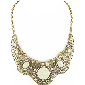 Náhrdelník Náhrdelník krátký 34sp001.101 - bílý