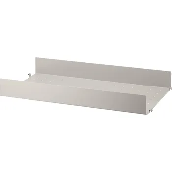 police STRING Vysoká kovová police Metal Shelf High 58 x 30, Beige