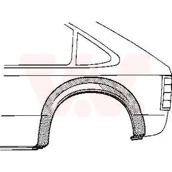 Příslušenství karosérie Boční stěna VAN WEZEL 3727145