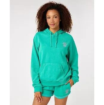 Pánská mikina Mikina Rip Curl SEARCH ICON HOODIE FLEECE Green velikost XS
