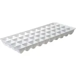 Sadbová deska bílá 43 x 17 cm 40 otvorů