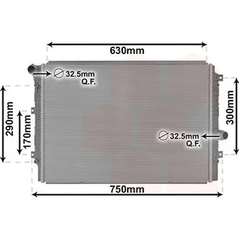 Chladič motoru chladic 1.4TSi (±A,±AC), 2.0TDi (±A,±AC)