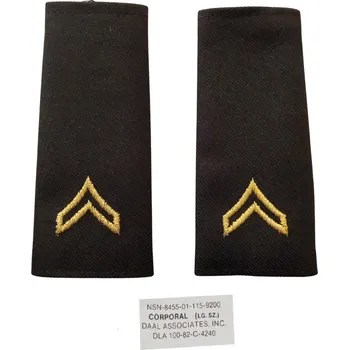 ARMÁDNÍ ORIGINÁL US ARMY Hodnostní výložky desátník nárameníky 1 pár Corporal Insignia US ARMY originál
