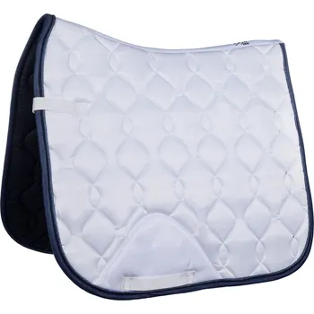 HKM Dečka podsedlová Competition HKM, drezurní, white/navy COB/FULL