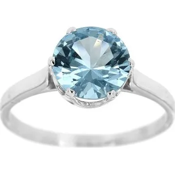 Prsten Zlatnictví U Kostela Dámský prsten s modrým kamenem 70m 60 3350-21048257